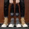 Новые ботинки, мужские осенние повседневные мужские ботинки в стиле ретро, ​​корейская версия, трендовые универсальные ботинки, мужская обувь