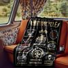 Motorcycle Rider Quotes And Symbols Artwork Blanketcustomize Your Name Lightweight Comfortable And Stylish Blanket For Travel Bed Home Chair Office