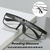 Trendy Unisex Flip-Up Presbyopia Eyeglasses Fashionable Blue Light Protection Reading Glasses New Design Far-Sight Prescription
