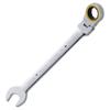 TOP Industrial Swivel Ratchet Combination Feed Gear Wrench (TOP) Wrench, 19mm, 180° Swivel, 5° Angle, FRC-19