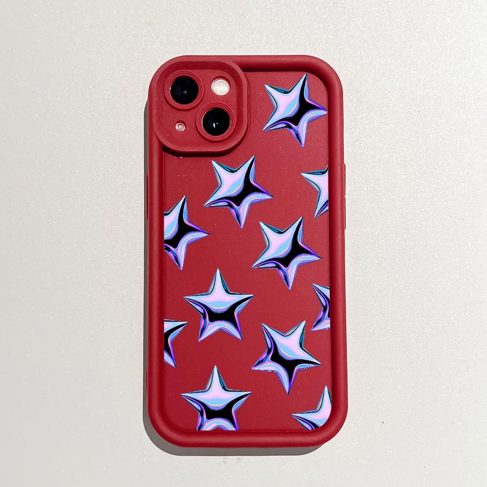 Мягкие силиконовые квадратные лестницы с мультяшным узором, полное покрытие, защита камеры, противоударный чехол для iPhone Infinix Tecno Vivo