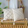 45X45Cm Single Pillowcase Without Pillow Core Bohemian Tufted Tassel Pillowcase Diamond Cushion Cover Nordic Rectangular Sofa Waist Pillow