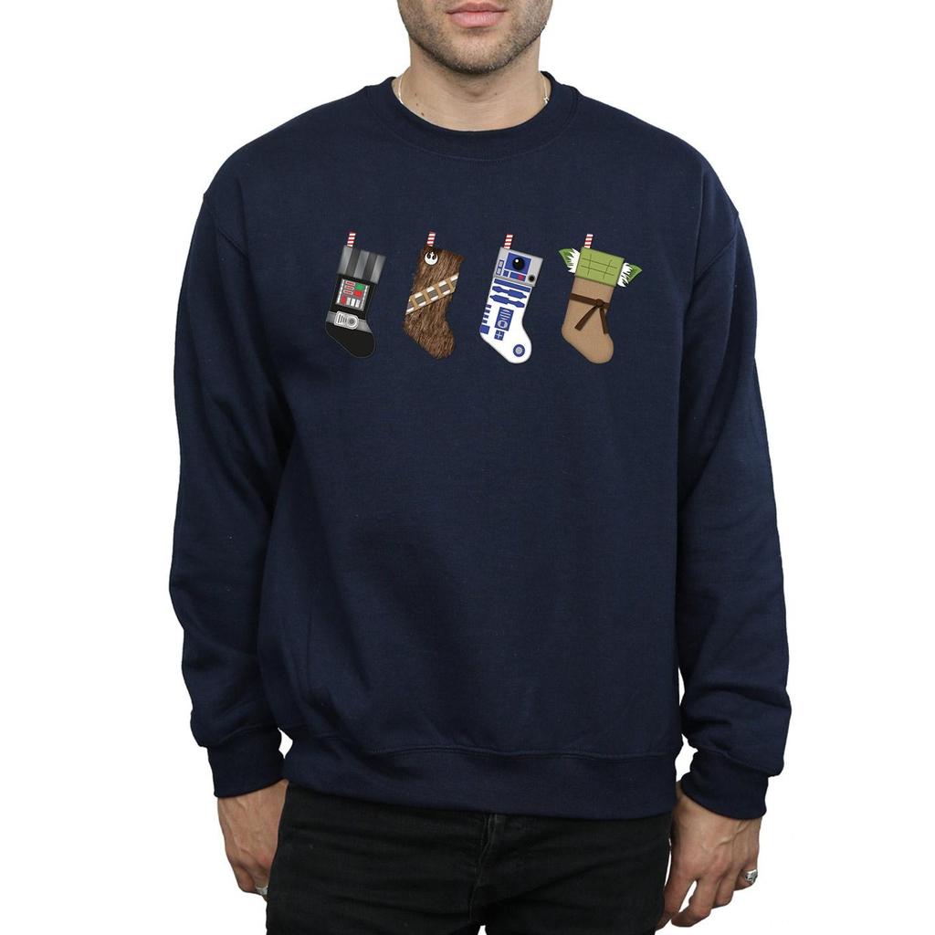 Star Wars Mens Christmas Stockings Sweatshirt