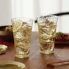 Toyo Sasaki Glass Набор аутентичного стекла для наслаждения тонким стаканом хайбол, сделано в посудомоечной машине, тонкий стакан хайбол, деревянный стакан, алкоголь, набор, 435 мл,