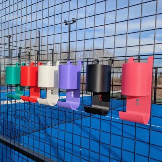 Теннисный корт Водостойкая бутылка для воды Полотенцедержатель 3D-печать Организатор у корта Держатель для бутылки с водой Основной аксессуар для игроков в падел-теннис и теннисистов