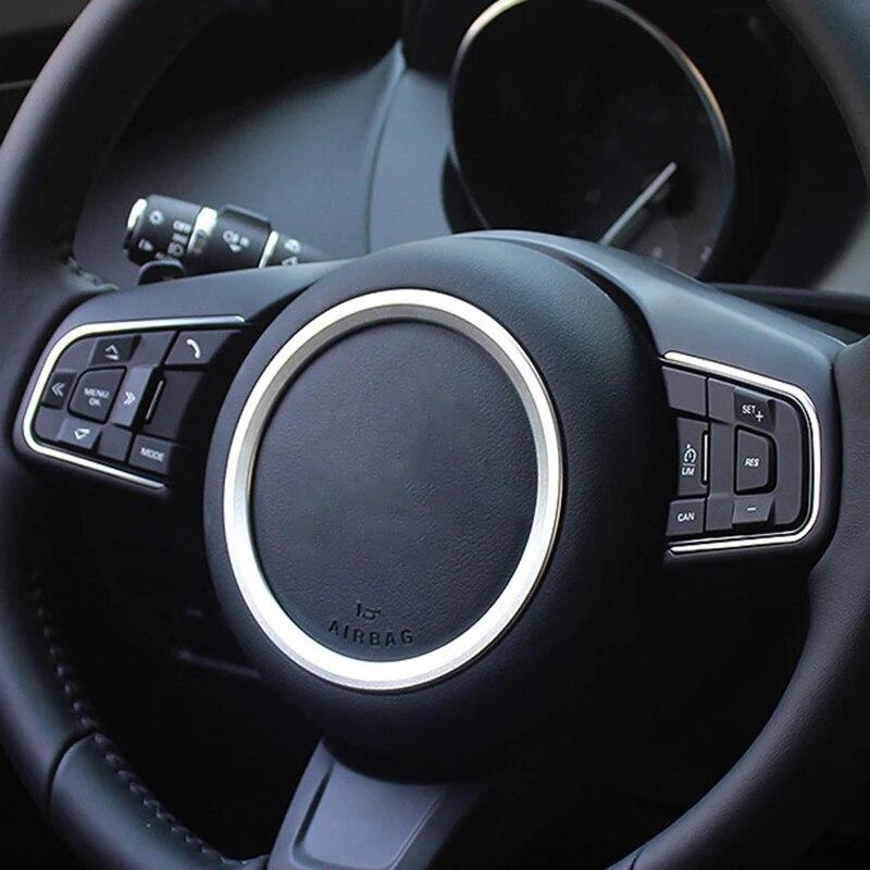 Наклейка на руль автомобиля, накладное кольцо для значка Jaguar XF X760 XE X260 F-PACE X761 E-PACE X540 R Sport, накладка с логотипом