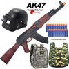 Детский игрушечный пистолет AK47 с мягкими пулями - Модель штурмовой винтовки AKM