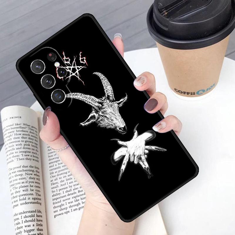 Чехол для телефона Дьявол Сатана Для Samsung Galaxy S24 S25 Ultra S21 S22 Ultra S10E Note 10 Plus Note 20 FE S23