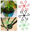 12 шт. держателей для стеблей растений, многоразовые держатели для вьющихся растений, крючки для поддержки стеблей, аксессуары для роста растений, подарок для любителей садоводства