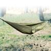 Одиночный и двухместный кемпинг с гамаком, ремнями для деревьев, 260*140 см, портативный парашютный нейлон для пешего туризма
