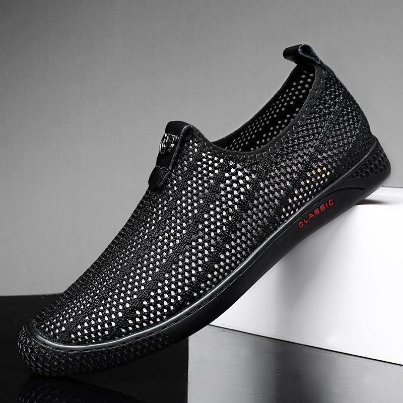 Fashion Men's Sandals Hollow Out Breathable Casual Shoes For Men Shoes High Quality Outdoor Sneakers Mocassins Driving Zapatos De Hombre