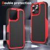 Luxury Military Hybrid Rugged Heavy-Duty Armor Shockproof Case for iPhone 15 14 Pro 11 12 13 Max Hard Plastic Frame Back Cover
