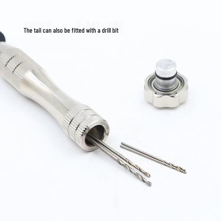 Manual Hand Twist Drill & Reamer Set for DIY Woodworking & Eye Punching