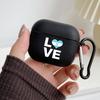 Флаг Аргентины Футбол 10 С крючком для Airpod Pro 3 Pro2 Черный Защитный чехол Мягкий чехол для Apple Airpods 2 1 Чехлы для наушников