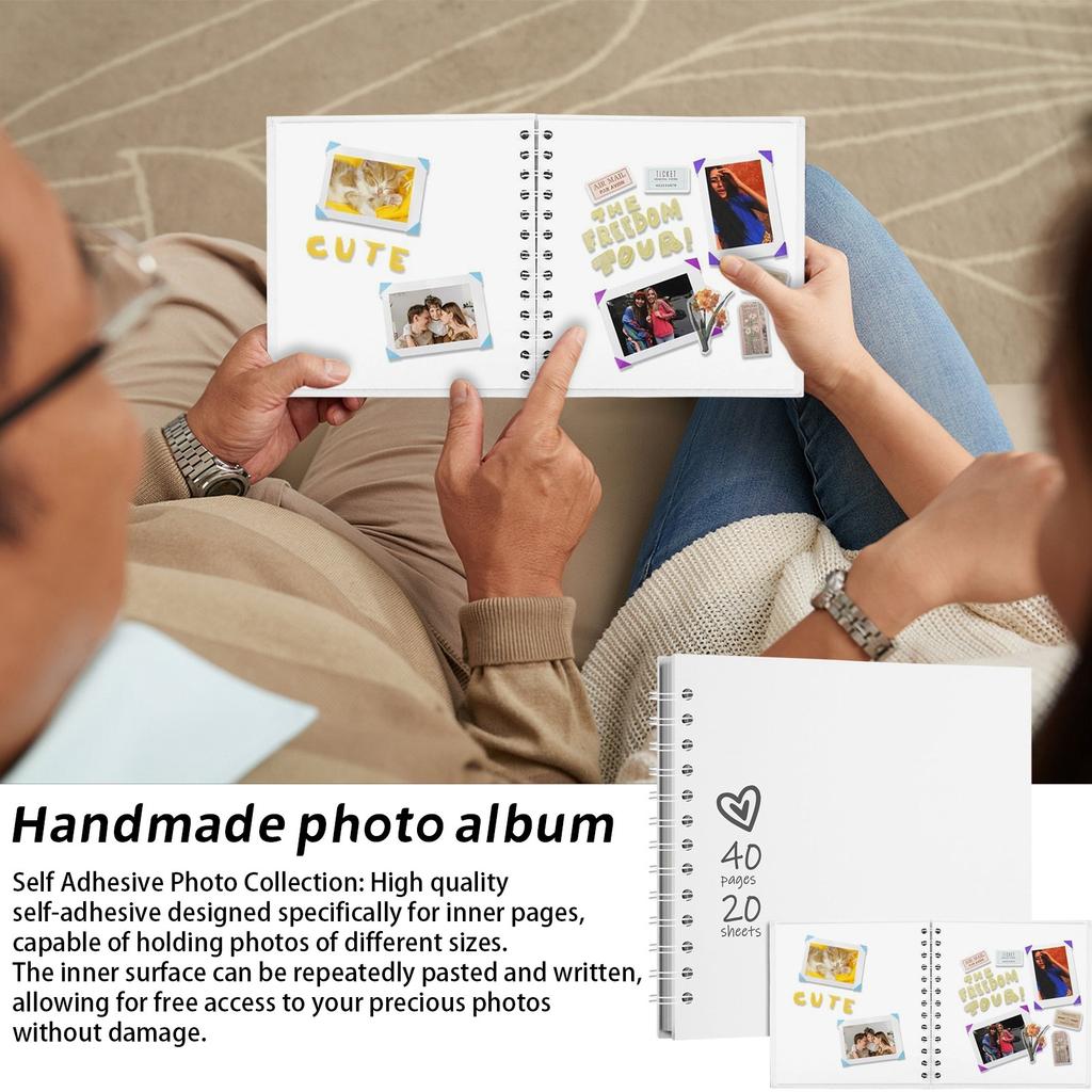 DIY Handmade Creative Photo Album Kraft Paper Scrapbook Wedding Decoration Commemorative Album Card Book