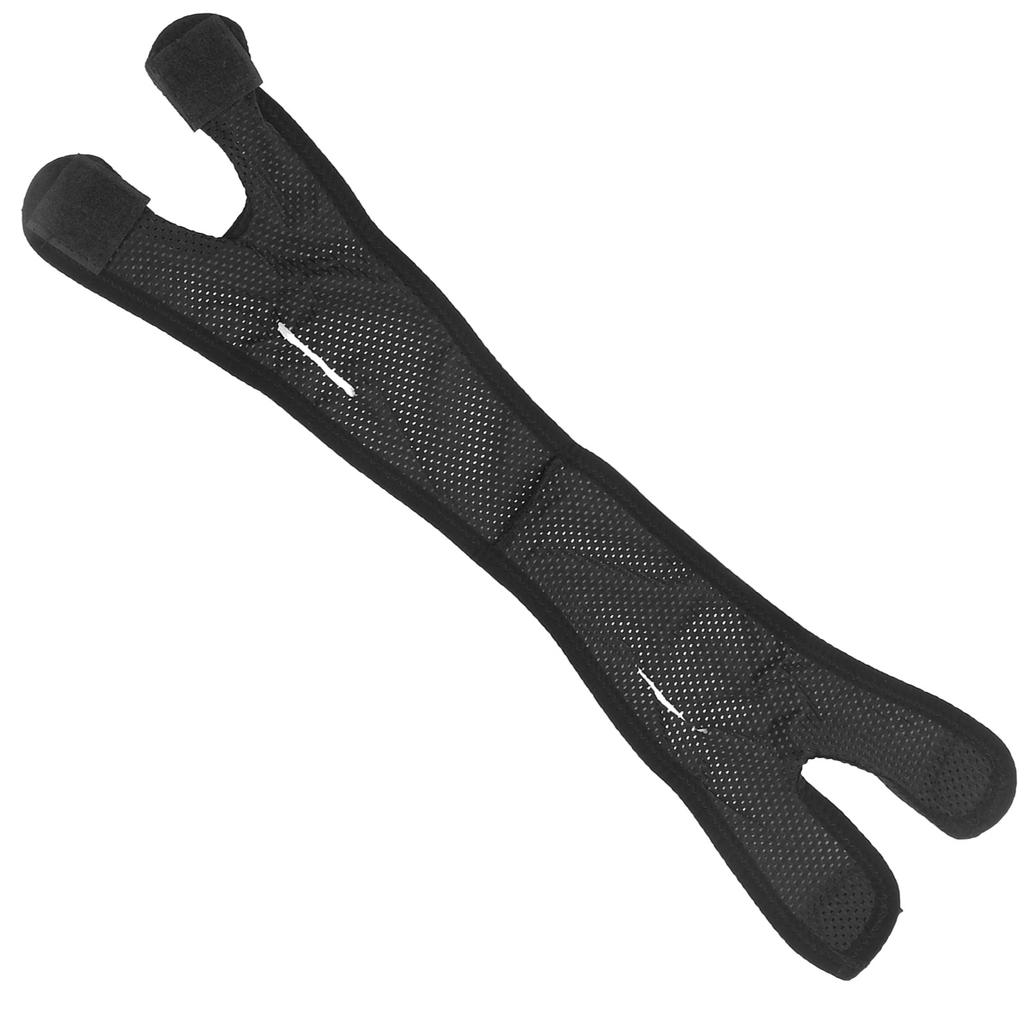 AntiSnoring Chin Strap Facial Slimming Mesh Breathable Strap Jaw Support Belt for Adults(Black )