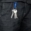 Skull Keychain Heavy Duty Titanium Steel Skull Key Ring Holder Portable Lightweight Metal Hanging Buckle Carabiner Clip