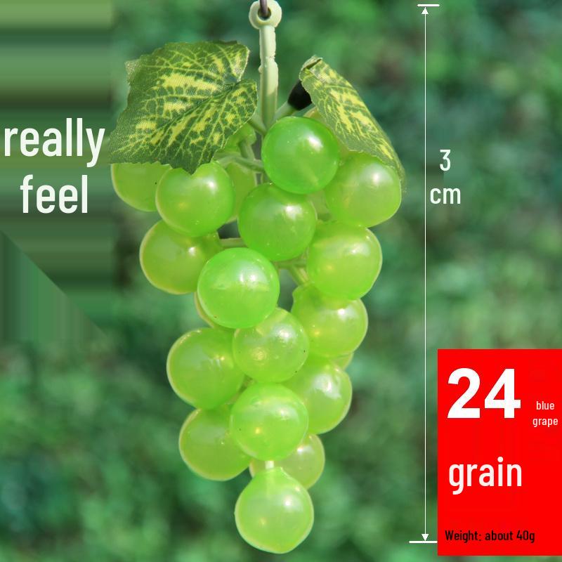 Большая декоративная виноградная лоза с листьями - Искусственная гирлянда с фруктами для стены, потолка или трубы с зелеными листьями деревьев