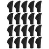 20 Pcs PVC Walking Stick Tip Protector Black Hiking Pole Tips Walking Stick Tips Trekking Poles