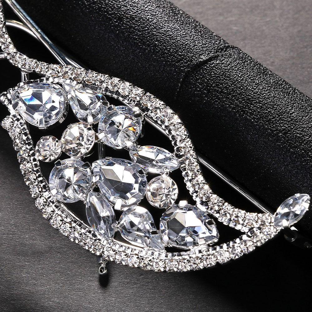 Irregular Crystal Eye Frame Vintage Exaggerate Eyeglasses Rhinestone Eyeglass Frame Face Accessory