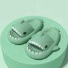 Shark Slippers Funny Slippers Outdoor Parent Child Slippers Solid Color Soft Anti-skid