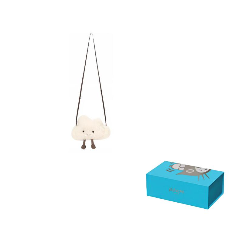 JELLYCAT Серия Веселые Предметы Счастливое Облачко Сумка-Мессенджер Кукла Плюшевая Фигурка 20 см в высоту