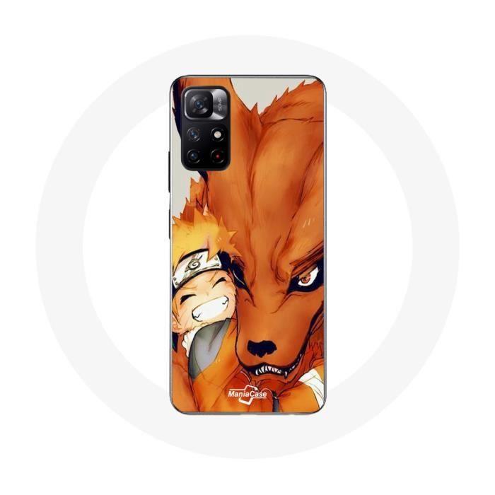 Coque - MANIACASE - Xiaomi Redmi Note 11s 5G - Kurama Naruto Anime - Souple - Blanc