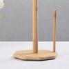 Бамбуковый держатель для бумажных полотенец, деревенский стоячий органайзер для бумажных полотенец, диспенсер для рулонов для кухонной столешницы, ванной комнаты, обеденного стола