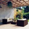 Day and Night - Day and Night 5-piece Garden Furniture Set and Brown Synthetic Rattan Cushions