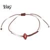 Woven Rope Wristband Sports Themed Braided Bracelet, Adjustable Hand with Handmade Cord Ball Charms, Trendy Wrist Strap for Enthusiasts Unisex Street