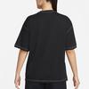SS22 Спортивный топ Swoosh женский с коротким рукавом Черный DM6212-010