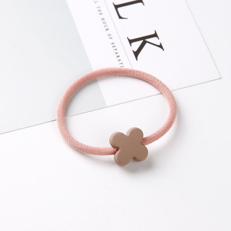 Высокоэластичные резинки для волос в форме сердца, медведя, круглой формы для женщин, резинка для волос, детские, детские, милые, конфетных цветов, ободки для волос, аксессуары для волос