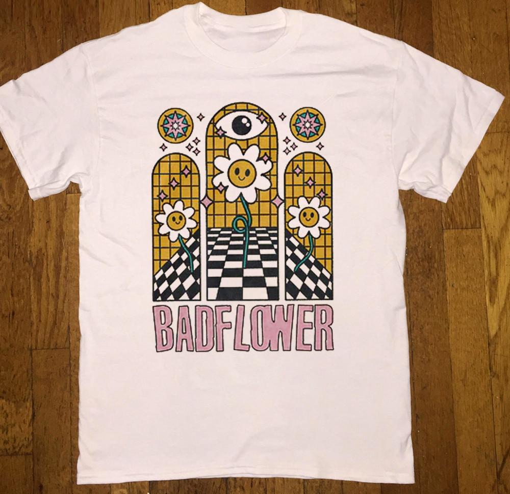 NEW Badflower Band Music Retro T Shirt White All Size S5Xl Unisex T-Shirt