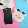 Children With Keychain Pig Key Bag Zipper Bag Plush Coin Purse Coin Bag Earphone Bag Mini Wallet