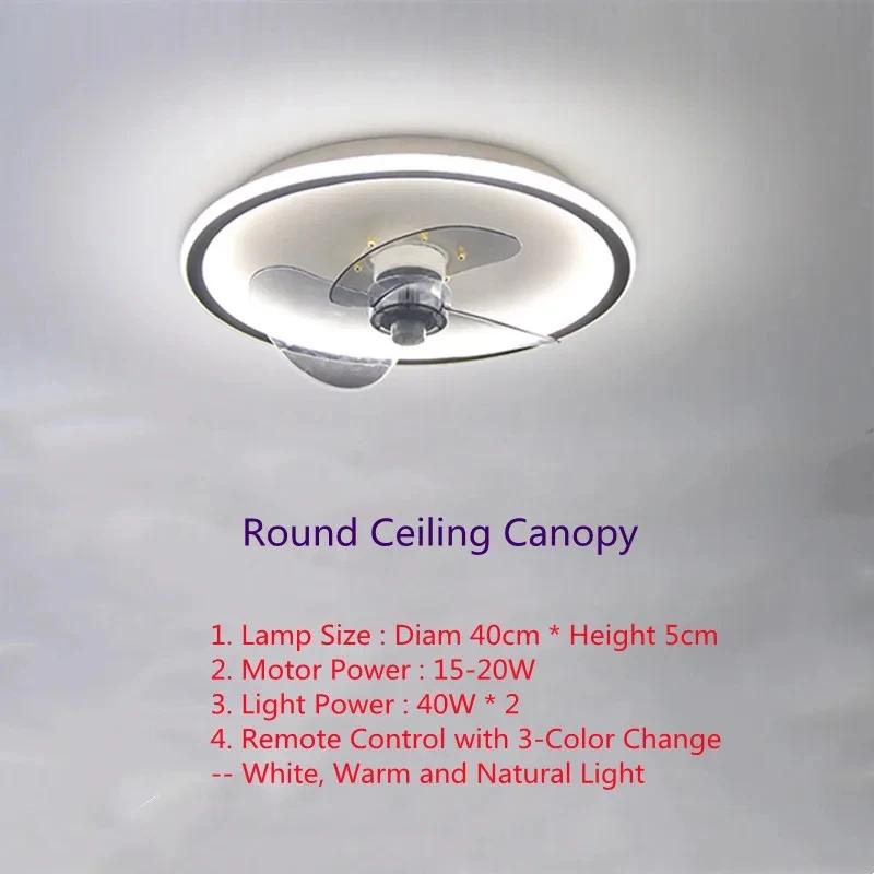 Nordic Modern Ceiling Fan Light Intelligent Remote Control Frequency Conversion Wind Fan-lamp Спальня Гостиная Кухня Ресторан