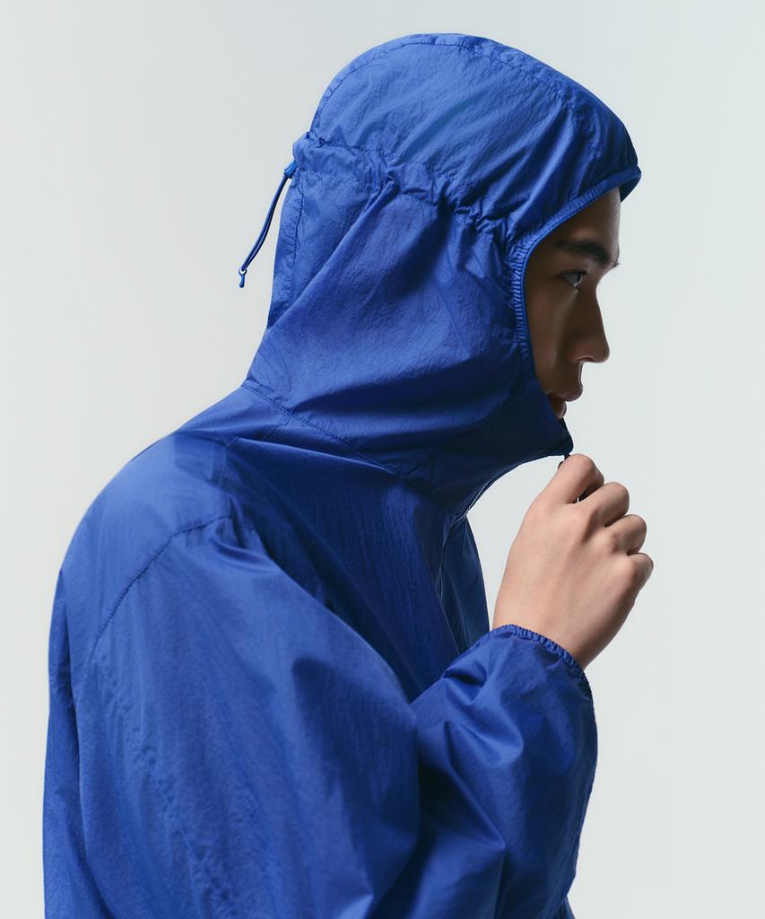 Musinsa Standard [City Leisure] Lightweight Packable Windbreaker Jacket [Blue]