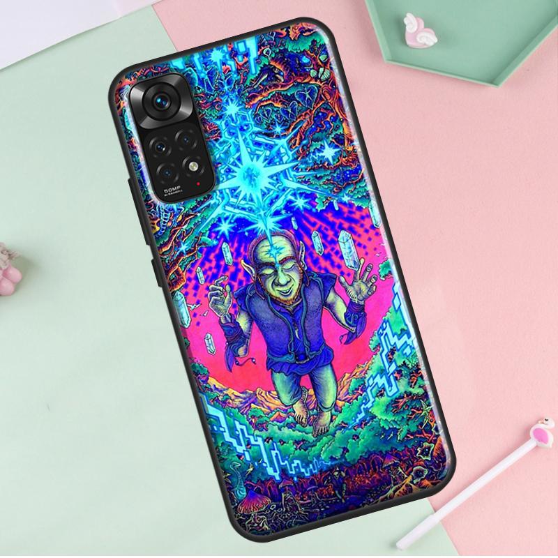 Psychedelic Trippy Art For Redmi Note 12 Pro Plus Cover For Redmi Note 10 8 9 11 Pro 12S 11S 10S 9S 9C 10C 12C Case