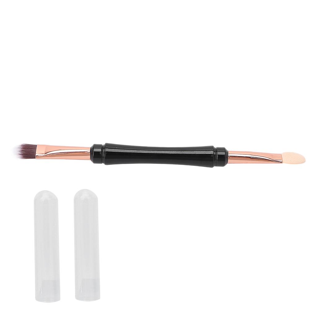 Кисть для теней для век, двухсторонняя, профессиональная, спонж-кисть для макияжа глаз, для начинающих