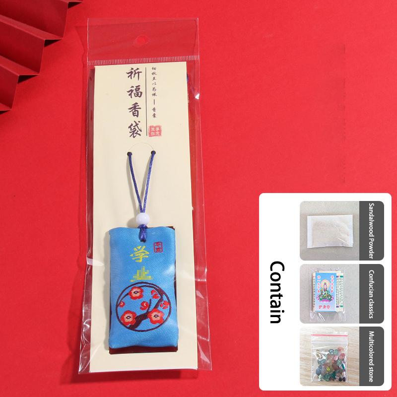 Духовная соль с мешочком буддийский духовный мешок соли ожерелье благословение счастливый мешок амулет благословение мешочки кулон