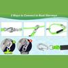 17FT Heavy Duty Boat Tow Rope with 2 Hooks, Floating Ski Harness for Wakeboarding Tubing, Water Sports Towing Line