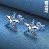Серьги для пирсинга в виде морской звезды из стерлингового серебра 925 пробы, модные свадебные украшения