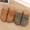 Smile PoP Cork Suede Clogs Тапочки для женщин и мужчин Clogs Обувь Классические пробковые противоскользящие уличные тапочки с поддержкой свода стопы Мюли