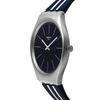 Swatch SyxS106 Кожа Кожасинийжелезный Мужские S Уретановые Часы