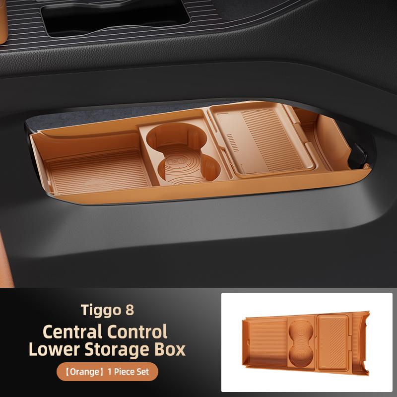 Suitable for 26 Models of Chery Tiggo 8, Center Console Lower Storage Box, Glasses Organizer, Car Accessories Modification Parts