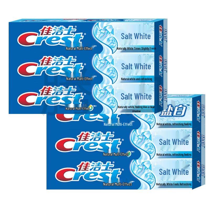 Зубная паста Crest Salt Whitening 90г x 6 упаковок