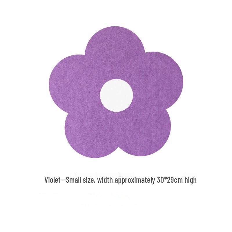 Colorful Flower Cork Felt Soundproof Panel for Creative Kindergarten Decoration and Photo Wall