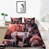 Лидер продаж, комплект пододеяльников, роскошная домашняя постельная одежда, креативное постельное белье, 3D краска с оленем, новая модная наволочка, пододеяльники