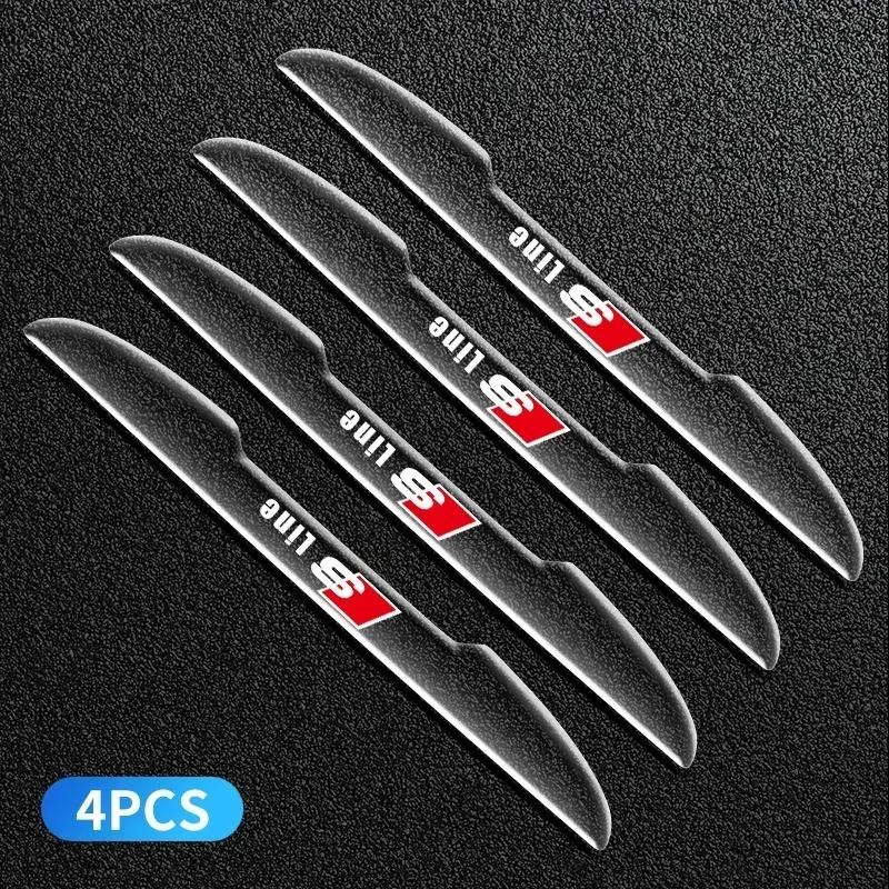 Car Body Edge Anti Scratch Collision Protection Strip Stickers For tt Sline A4 B5 B6 A3 8P 8V 8L A5 A6 C6 C5 A1 A7 A8 Q2 Q3 TT