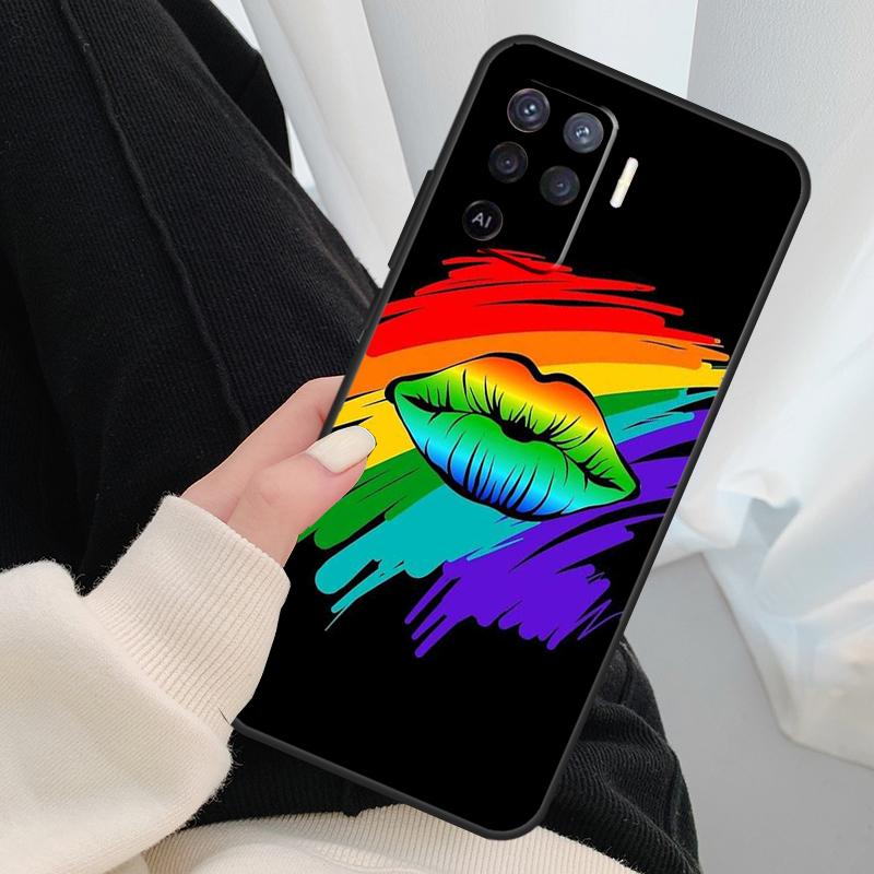 Gay Lesbian LGBT Rainbow Pride Phone Case For OPPO A5 A9 2020 A31 A53 A53S A1K A15 A16 A52 A72 A83 A91 A93 A54 A74 A94