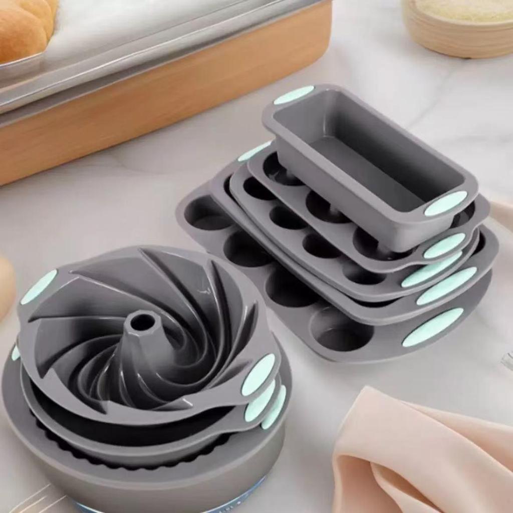 Силиконовая форма для торта, устойчивая к высоким температурам – Легкое извлечение для выпечки шифона, тостов, печенья и маффинов